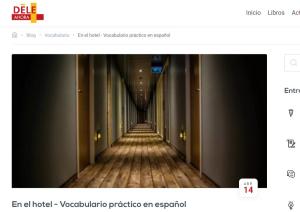 Cover: En el hotel | Vocabulario