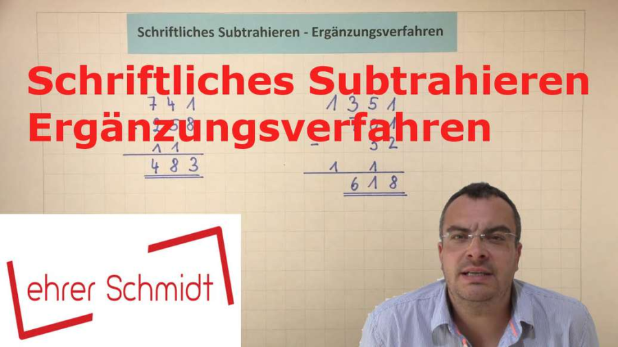 Cover: Schriftliches Subtrahieren mit dem Ergänzungsverfahren | Mathematik | Grundrechenarten