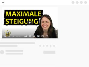 Cover: MAXIMALE STEIGUNG berechnen – größte Zunahme, Wendepunkt, Ableitung, Anwendungsaufgabe - YouTube