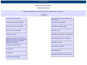Cover: Zuordnungsübung zu französischen Redewendungen mit Zahlen