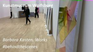 Cover: Der Aufbau der Ausstellung Barbara Kasten. Works