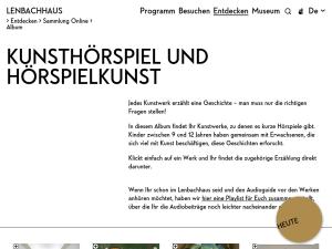 Cover: Lenbachhaus | Kunsthörspiel und Hörspielkunst