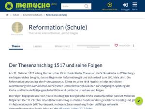Cover: Reformation: ein Wissensquiz