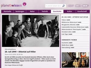 Cover: Nationalsozialismus: 20. Juli 1944 – Attentat auf Hitler - Planet Wissen