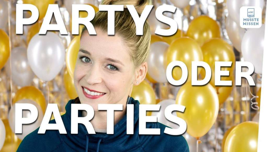 Cover: Partys oder Parties | Einfache Deutsch-Tipps