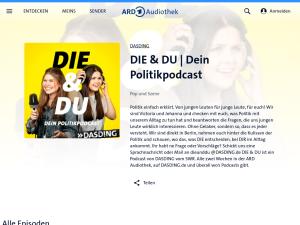 Cover: DIE & DU | Dein Politikpodcast