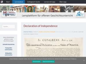 Cover: Declaration of Independence

