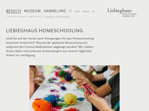 Cover: Liebieghaus Homeschooling | Liebieghaus