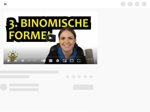 Cover: 3. BINOMISCHE FORMEL einfach erklärt – viele Beispiele - YouTube