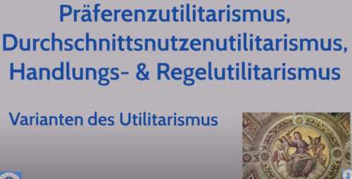 Cover: Präferenzutilitarismus - Durchschnittsnutzenutilitarismus - Handlungs-&Regelutilitarismus | Ethik 18 - YouTube
