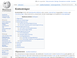Cover: Kostenträger - wikipedia.org