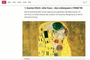 Cover: Die Kunst des Küssens | Innige Momente der Kunstgeschichte
