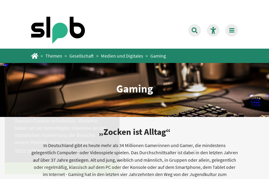 Cover: Gaming - Unterrichtsmaterial