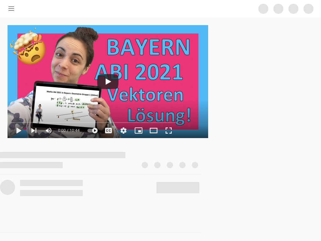 Cover: Mathe Abi 2021 Bayern | Vektoren im hilfsmittelfreien Teil (Ohimi) | Geometrie Gruppe 1 Teil A - YouTube