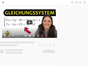 Cover: Gleichungssysteme lösen Einsetzungsverfahren – LGS lösen 2 Unbekannte - YouTube