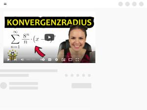 Cover: KONVERGENZRADIUS bestimmen Beispiel – Konvergenz von Reihen, Potenzreihen - YouTube