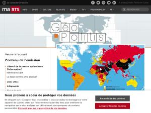 Cover: Geopolitis - Liberté de la presse: qui menace l'information?