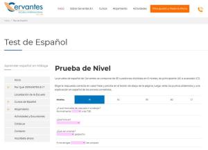 Cover: Test de nivel de español online 