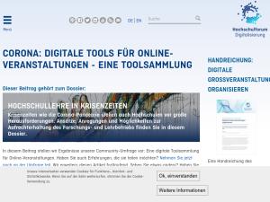 Cover: Digitale Toolsammlung für Online-Veranstaltungen