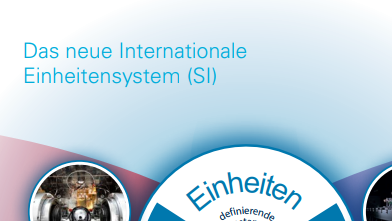 Cover: PTB-Infoblatt – Das neue Internationale Einheitensystem (SI)