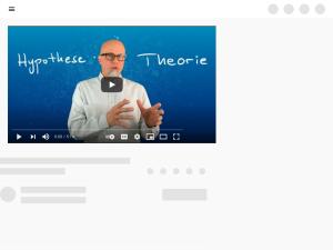 Cover: Hypothese und Theorie Teil 1 - YouTube