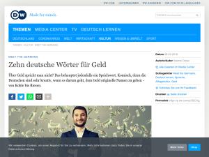 Cover: Zehn deutsche Wörter für Geld | dw.com