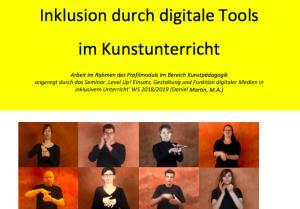 Cover: Inklusion durch digitale Tools