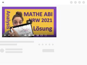 Cover: MATHEABITUR VLOG 30: Mathe Abi NRW 2021 | Analysis | Lösung zur Rekonstruktion (komplette Klausur) - YouTube