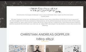 Cover: Christian Doppler Wissensplattform – Leben und Bedeutung von Christian Doppler