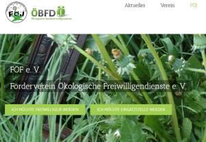 Cover: Freiwillige Ökologische Jahr (FÖJ) - FÖJ-Träger