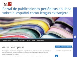 Cover: Portal de publicaciones ELE