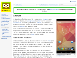 Cover: Klexikon Eintrag Android