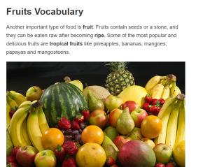 Cover: Fruits Vocabulary | EnglishClub