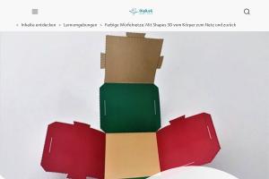 Cover: Farbige Würfelnetze - Mit Shapes 3D vom Körper zum Netz und zurück