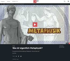 Cover: Was ist eigentlich ... Metaphysik?