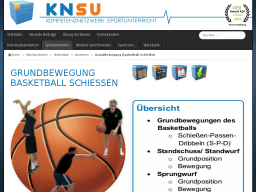 Cover: KNSU - Grundbewegung Basketball Schießen