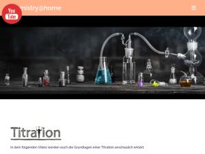 Cover: Titration: Versuchsaufbau und Berechnung