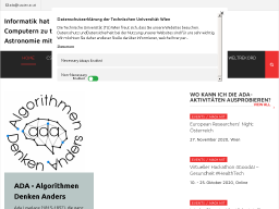 Cover: ADA - Algorithmen Denken Anders