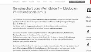 Cover: Gemeinschaft durch Feindbilder? – Ideologien im Nationalsozialismus – Wer teilt, gewinnt!