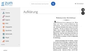 Cover: Aufklärung - ZUM-Unterrichten