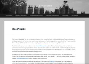 Cover: Philovernetzt – Bausteine für den Philosophie- und Ethikunterricht