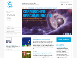 Cover: DESY - Deutsches Elektronen-Synchrotron