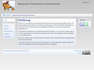 Cover: Webquest | Friedensreich Hundertwasser | Hessischer Bildungsserver