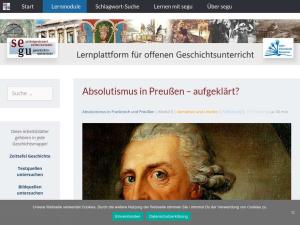 Cover: Absolutismus in Preußen - aufgeklärt?

