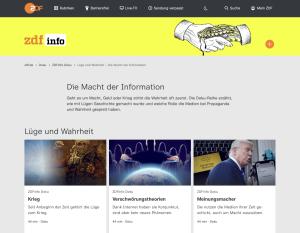 Cover: Lüge und Wahrheit – Die Macht der Information - ZDFmediathek
