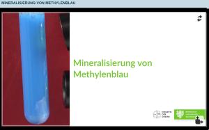 Cover: Mineralisierung von Methylenblau