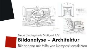 Cover: Bildanalyse Architektur: Neue Staatsgalerie Stuttgart 1/2
