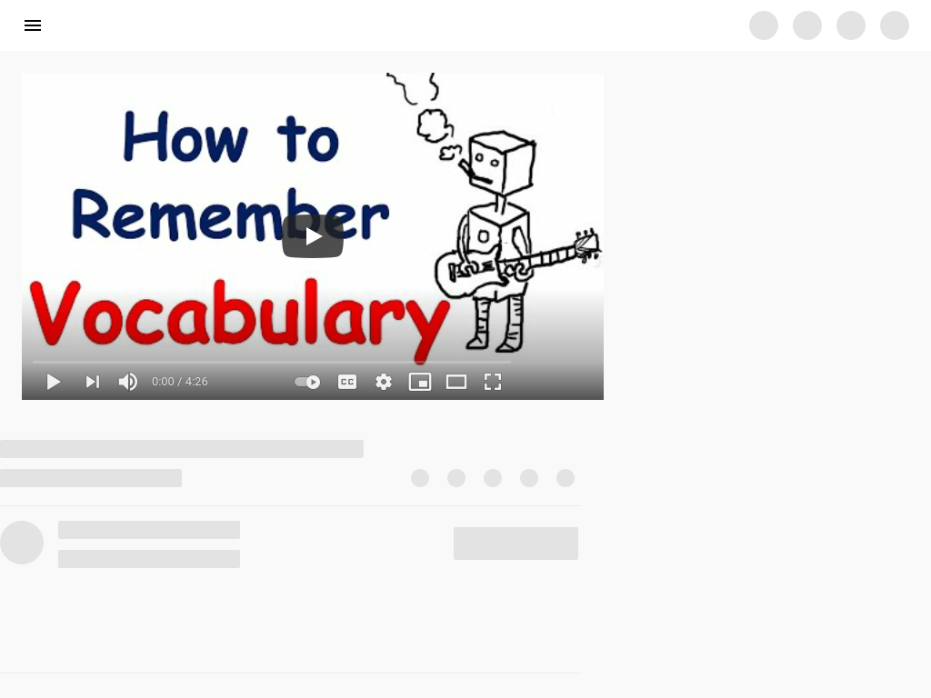 Cover: How to remember English vocabulary - YouTube