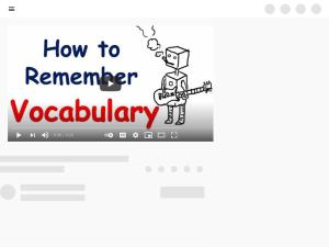Cover: How to remember English vocabulary - YouTube
