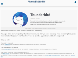 Cover: Thunderbird Mail DE
